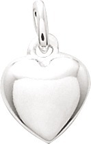 Pendentif cœur en argent 925‰